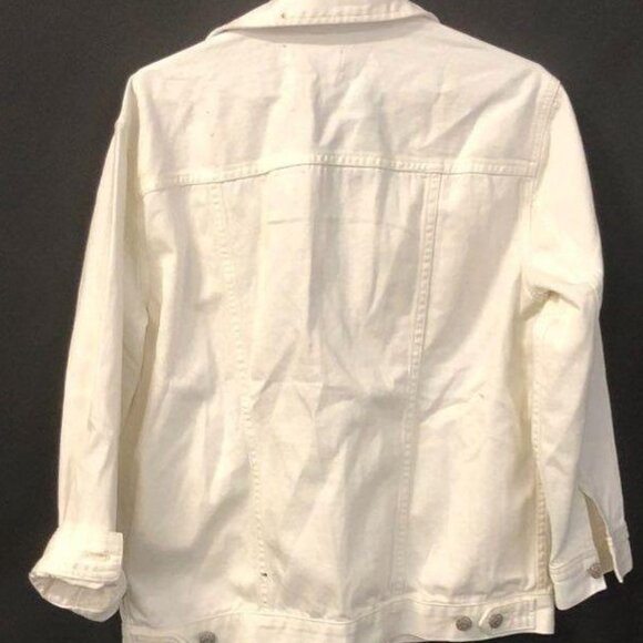 Madewell Light Weight White Jean Jacket (s) - Womans NWT - Picture 2 of 4
